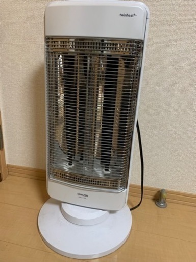 【電気ストーブ】YAMAZEN ツインヒートPlus DBC-J122(W) [ホワイト]