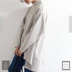 ダンボールフレアーカットチュニックの画像