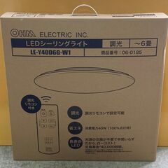 未使用品　オーム　LEDシーリングライト　LE-Y40D6G-W...
