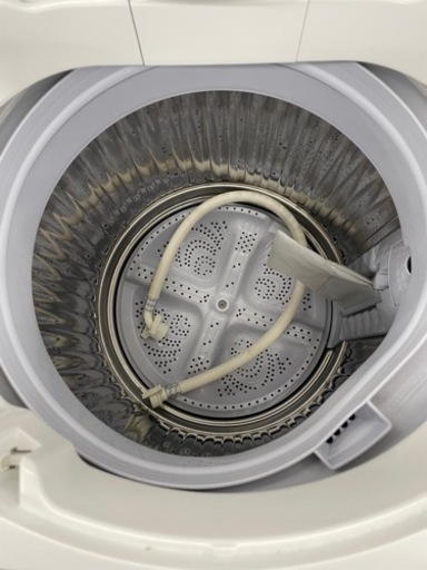 GM57【クリーニング済】SHARP　2018年製　7kg　ES-KS70T　全自動電気洗濯機　近隣配達可能　