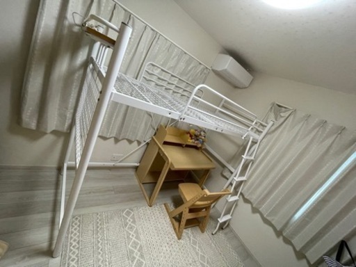 決まりました！ロフトベッド　ホワイトor ブラック