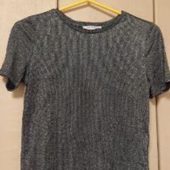 ZARA　SサイズラメTシャツ