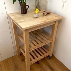 IKEA BEKVÄM ベクヴェーム　キッチンワゴン