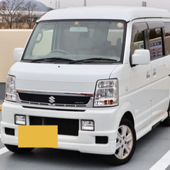 H22 エブリイワゴン後期/PZターボスペシャル ハイルーフ/車検付/希少ススギスポーツバンパー/フルセグTV/両側パワスラ/オートステップ/ETCの画像