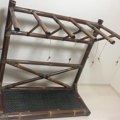 バンブー サーフボードラック