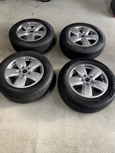 タイヤホイール４本 ミニクロスオーバー「受け渡し者決定」