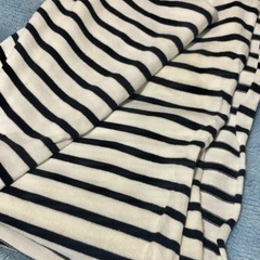 ★天竺 ボーダー の生地 約160✖️80 cm★