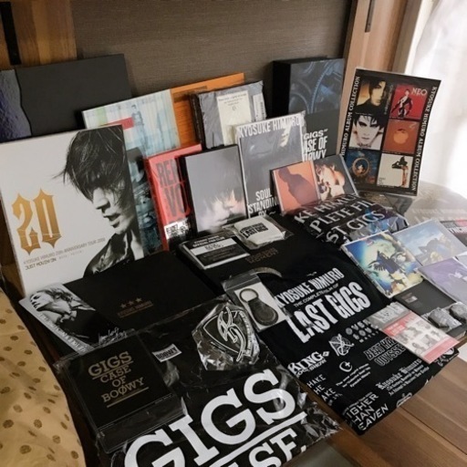 【取引決定済み】氷室京介・BOØWY グッズ計36点以上DVD,CD,カレンダーなど