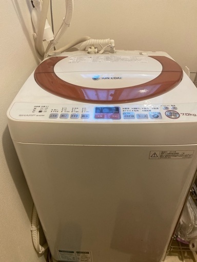 洗濯機3/17か18引取に来てくれる方、千円で
