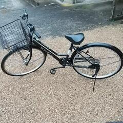 自転車 27インチ6段変速オートLED