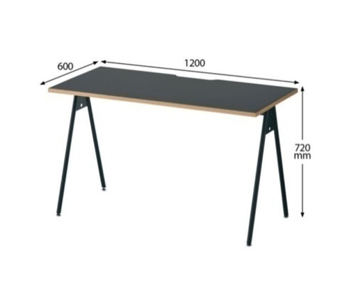 【成約済】デスク120x60 ジャーナルスタンダード