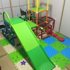 ジャングルジム&滑り台