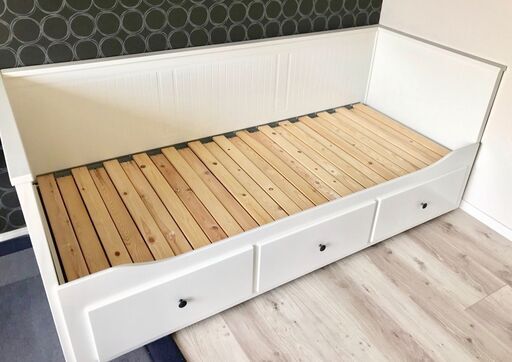 IKEA イケア ベッド HEMNES ヘムネス 1台4役 ソファ シングル ダブル