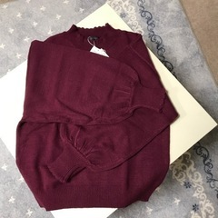 新品tiptopニット　素肌で着ても柔らかい