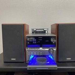 (値下げしました)超希少かも！？カセット付きCDMDコンポの画像