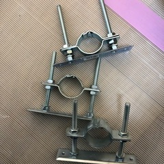 【最終値下げ】パイプ固定金具 Φ40 3個