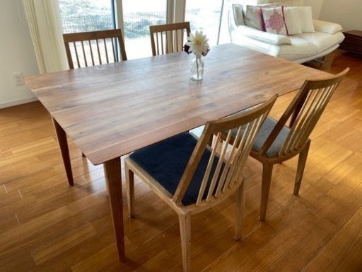 北欧風ダイニングテーブルセット