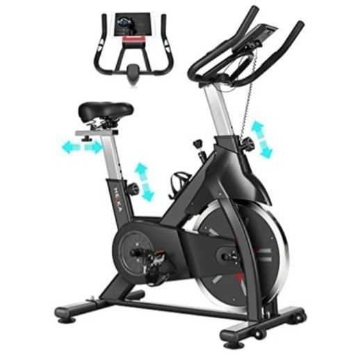 OUTFITNE 40％OFF！フィットネスバイク スピンバイク 組み立て簡単 エアロバイク 静音 無段階負荷調整 サドル・ハンドル調節可能 移動用キャスター付き 室内自転車 家庭用 トレーニングマシン エクササイズマシン 日本語説明書 健康運動器具 (グレー) 楽天価格	 36,200円 (税込)