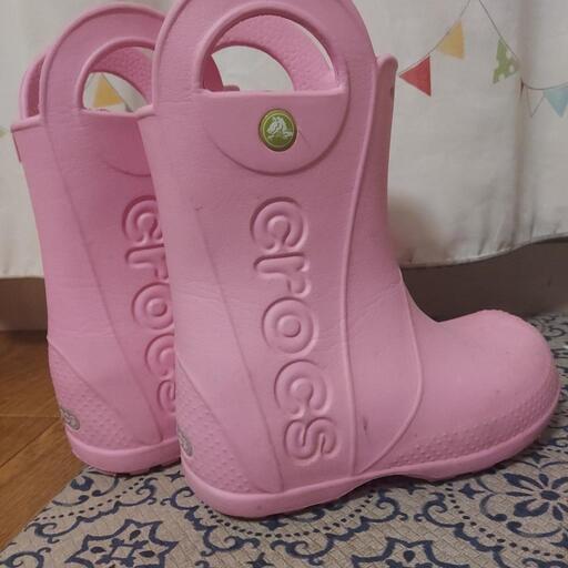 キッズ　長靴　crocs　C11 ⭐18センチ