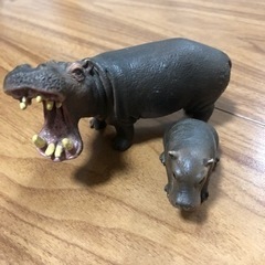 シュライヒ  カバ 親子(子カバ レア)
