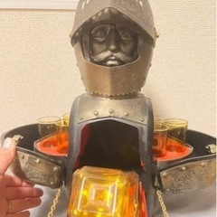 ヴィンテージ　西洋騎士　ショットグラス　デキャンタ