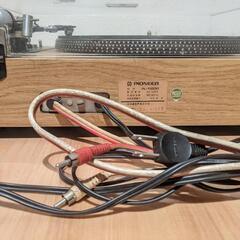 パイオニア　レコードプレーヤー PL-1100D　動作確認済み。の画像