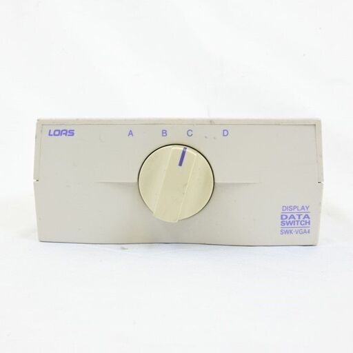 小型切替器　VGAディスプレイ用（4回路切替）　LOAS　SWK-VGA4　234C