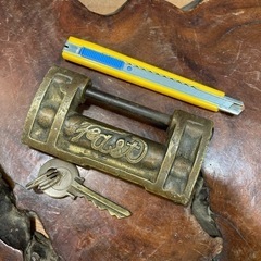 珍品◆Fast◆錠前◆古道具 アンティーク◆こちらまで取りに来て...