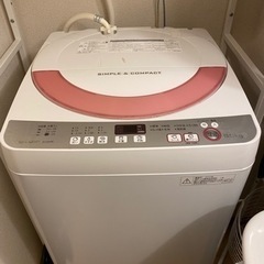 SHARP 全自動洗濯機 【引越しのため家具・家電多数出品中】
