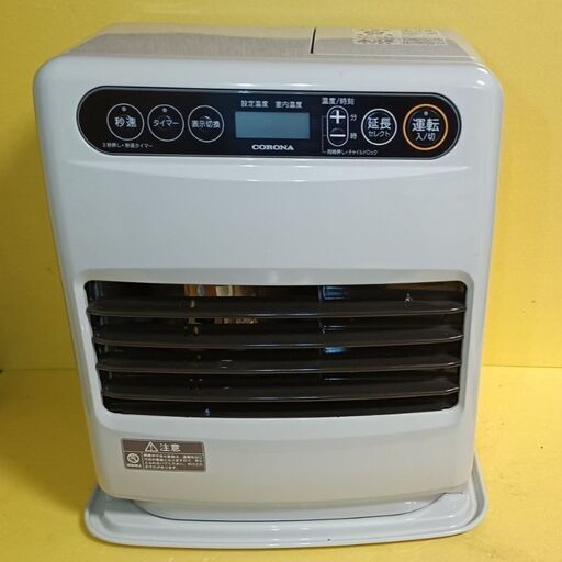 ★未使用！配達可！ メーカー保証3年付き‼★ コロナ 石油ファンヒーター  ストーブFH-G3220Y（W）シェルホワイト  木造9畳/コンクリート12畳