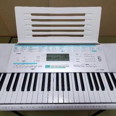 【完動/美品/専用スタンド付き】電子ピアノ　CASIO 光ナビゲーヒョンキーボードLK228の画像