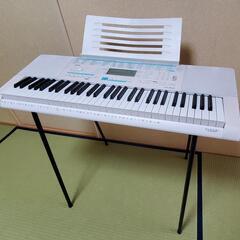 【完動/美品/専用スタンド付き】電子ピアノ　CASIO 光ナビゲ...
