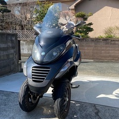 なかなか出ません！普通車免許で乗れます！ピアジオMP3  エンジ...