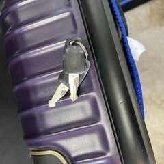 スーツケース　ハード　カギ付き No.11554　キャリーバッグ　【リサイクルショップどりーむ荒田店】の画像