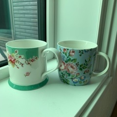 キャスキッドソン  マグカップ¥500×2個