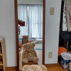 壁掛け型 姿見ミラー(鏡)の画像