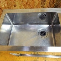 (606-0)業務用 ステンレス 2槽シンク W1200D450H800 二槽 中古品 流し台 厨房機器 飲食店 店舗