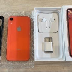 最終値下】iPhoneXR 64GB SIMフリー コーラル 美品
