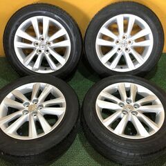 No.701　トヨタ 20系ウィッシュ純正ホイール 16インチ 5穴 PCD100　ダンロップ タイヤ 195/60R16　4本セット 