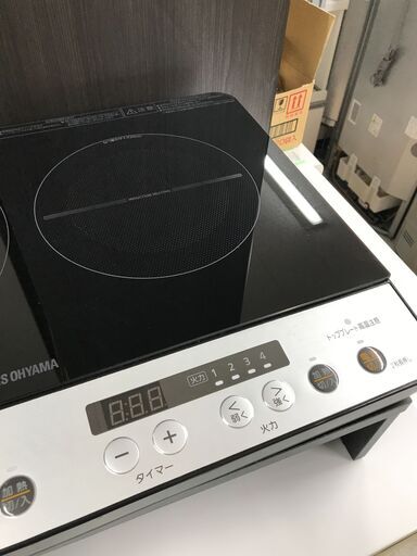 IHコンロ  アイリスオオヤマ IHK-W12-B 2019年製※動作チェック済み/当店保証3ヶ月