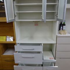 高橋木工所　3枚扉キッチンボード　コスモス90オープン【愛品倶楽部柏店】の画像