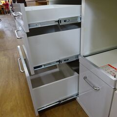 高橋木工所　3枚扉キッチンボード　コスモス90オープン【愛品倶楽部柏店】の画像