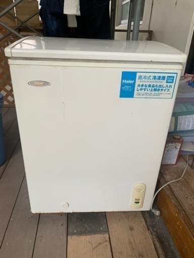 Haier直冷式冷凍庫　100L
