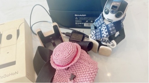 ロボホン　SR-01M-W キャリングケースつき