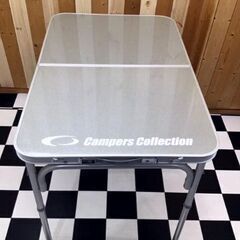ヤマゼン　キャンパーズ コレクション　折り畳みテーブル　90×60×37.5/70ｃｍ　フォールディングテーブル　ロー＆ハイテーブル　2Way　YAT-6090の画像