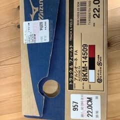 未使用品　アルシオーネ　22センチ　スポーツ 陸上スパイク の画像