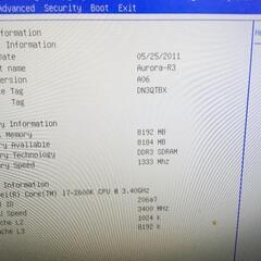 エイリアンウェアR3　i7-2600Kの画像