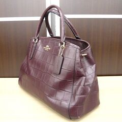 コーチ トートバッグ F55927 ラグジュアリーエンボスド レザー スモールマーゴット COACH USED 苫小牧西店の画像