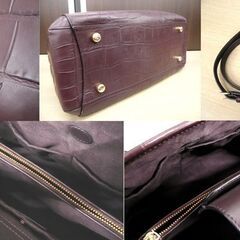 コーチ トートバッグ F55927 ラグジュアリーエンボスド レザー スモールマーゴット COACH USED 苫小牧西店の画像
