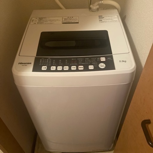 ハイセンス製洗濯機